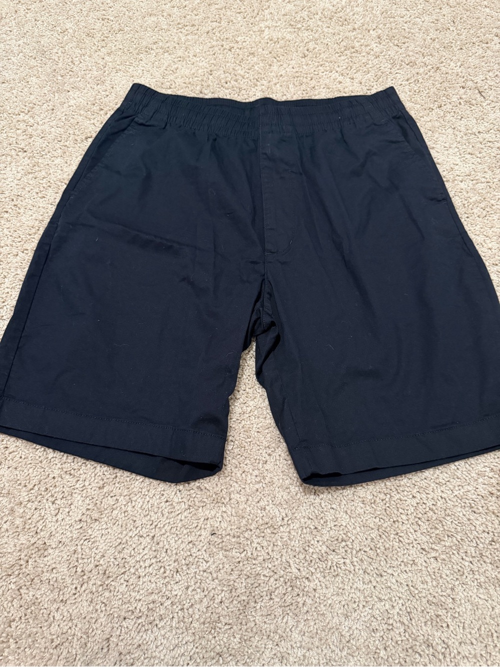 Uniqlo Men's Navy Athletic Pull-On Shorts